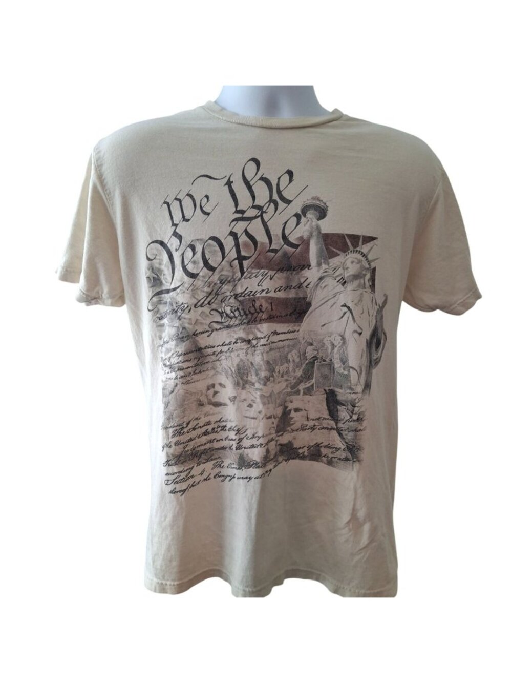 American Heritage Graphic Tee Large We The People USA Flag Patriotic Vintage